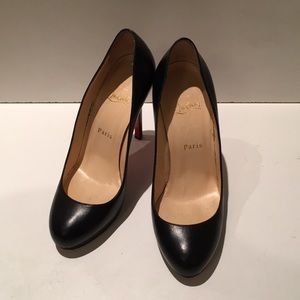 Christian Louboutin FIFI 100 pumps enamel leather